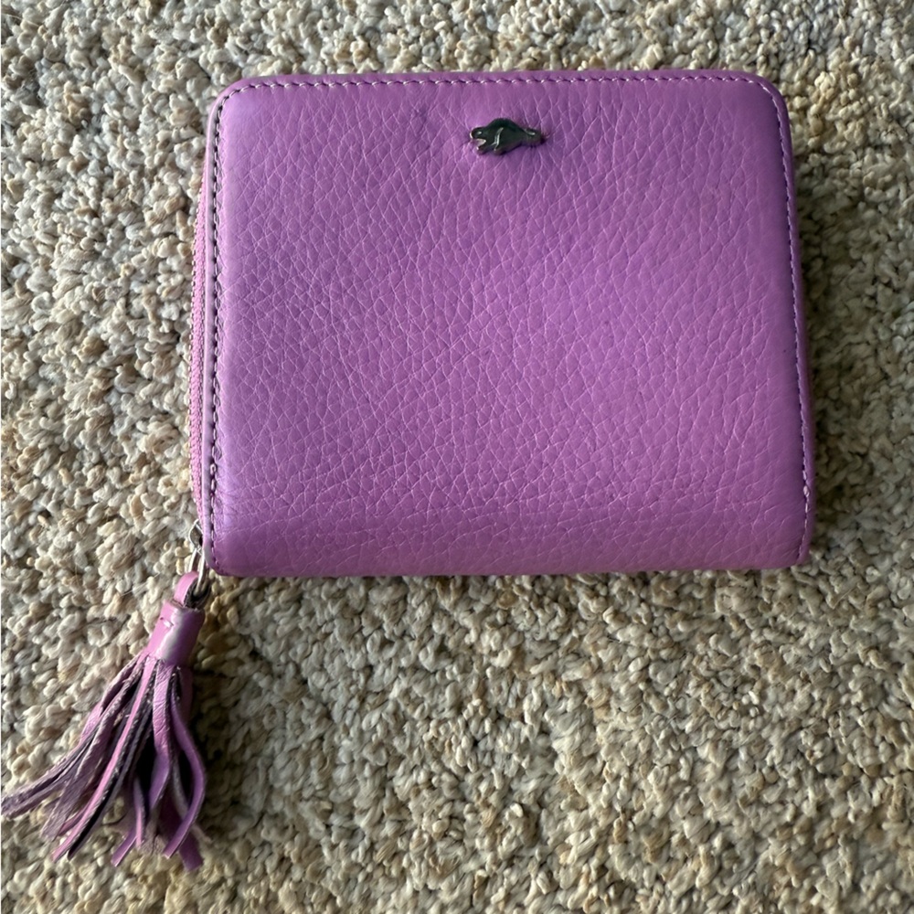 Roots Leather Wallet.